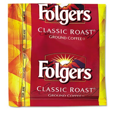 Folgers Coffee, Classic Roast, 0.9 oz Fractional Packs, 36 Packets