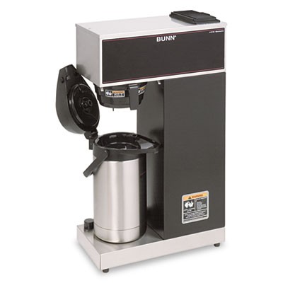 Bunn Airpot Coffee Brewer, Brews 3.8 Gal.,Stainless Steel w/Black Accents