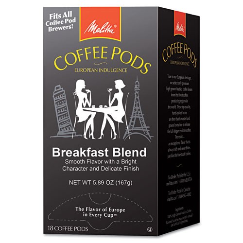 Melitta Breakfast Blend Decaf Coffee Pods