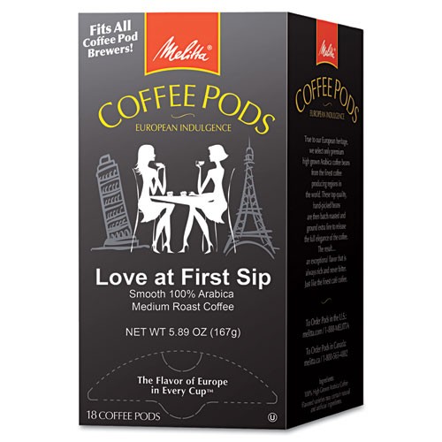 Melitta Love at First Sip Coffee, 18 Pods