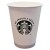 Starbucks Hot Cups,12 oz, White with Green Logo, 1000 per Carton