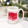 Personalized Holiday Red Snowscapes Mug